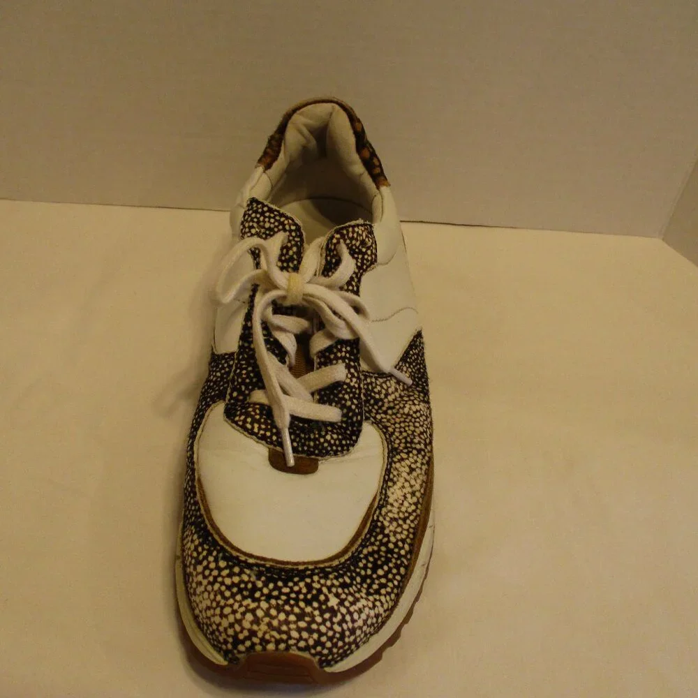 Madewell Shoes Woman Size 10 Black Cream Brown White Outdoors Walking Shoes